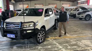 Perth WA 2017 SR5 Toyota Hilux Double cab with 2.8 Turbo Diesel 4wd 4 x 4  6 speed automatic