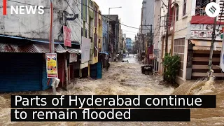 Parts of Hyderabad continue to remain flooded following incessant downpour | Heavy Rain In Hyderabad