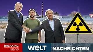 UKRAINE-KRIEG: Erdogan warnt vor "neuem Tschernobyl" - Drohnen über der Krim | WELT Newsstream