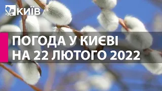 Погода у Києві на 22 лютого 2022