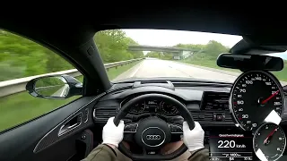 TOP Speed No limit | Audi A6 C7 3.0 BITDI