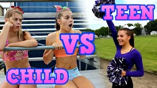 Child You VS Teen You: CHEERLEADING!