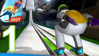 Ski Jumping 2021 - Gameplay Walkthrough Part 1 (Android,iOS)