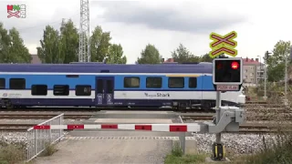 Železniční přejezd Hlinsko v Čechách #2 [P5297] - 19.9.2018 / Czech railroad crossing