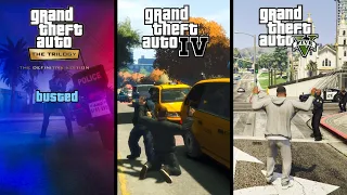 Getting Busted in GTA Games (2001 to 2024)