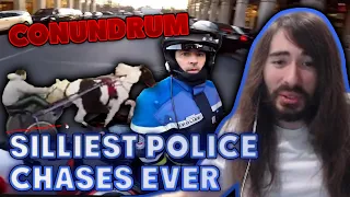The Silliest Police Chases Caught On Camera | MoistCr1tikal