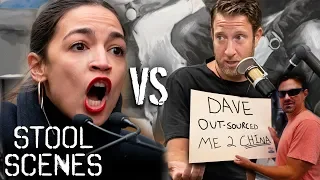 Dave Portnoy & Donald Trump Jr Fight With Alexandria Ocasio-Cortez About Unions - Stool Scenes 222