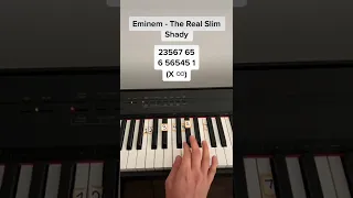 Eminem - The Real Slim Shady (Piano Tutorial)