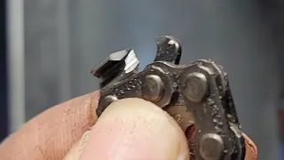 Square Grinding a Chainsaw Chain