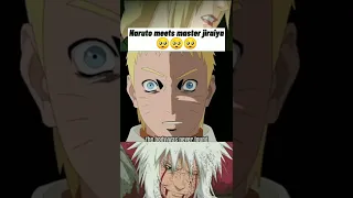 Naruto meets master jiraiya in boruto 🥺