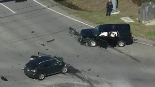 HPD officer among 2 hurt in major crash involving patrol vehicle in NW Houston, police say