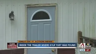 WATCH: Look inside trailer where police arrested Kylr Yust