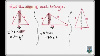 Area of a triangle