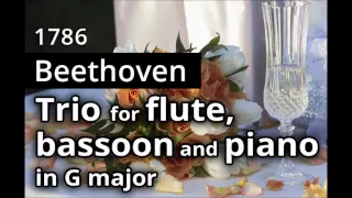 BEETHOVEN: Trio for Piano, Flute and Bassoon, WoO 37