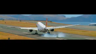 🟢SLOW MOTION «AIRBUS A330» POUSO E DESCOLAGEM MADEIRA AIRPORT🟢