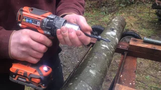 Tools for Planting Mushroom Plug Spawn into Logs