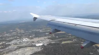 British Airways A320 Landing in Oslo-Gardermoen Airport