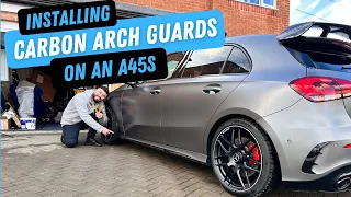 How to Install Arch Guard on Mercedes  A45s Amg | Carbon Fibre Arch Guard Installation Tutorial