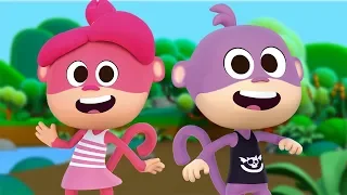 Los Monos y las Monas - Las Canciones del Zoo 2 | El Reino Infantil