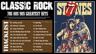 Classic Rock || Best Classic Rock Of 70s 80s 90s || The Rolling Stones, Led Zeppelin, The Hollies...