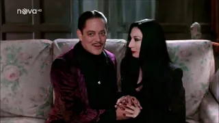 The Addams Family-Morticia and Gomez love