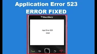 How to Fix Application Error 523