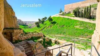 SILOAM TODAY (Silwan) - From Kidron Valley to Jerusalem Walls National Park.