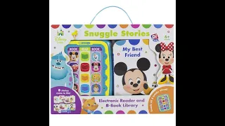 Disney Baby Snuggle Stories Electronic Me Reader And 8 Book Library