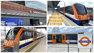 New Barking Riverside station + Full Journey | London Overground