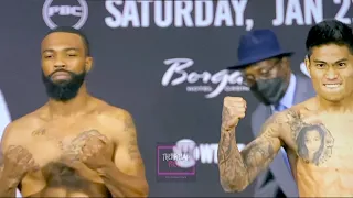 Mark Magsayo MAKES WEIGHT & Gary Russell Jr. is 1/2 POUND OVER!!