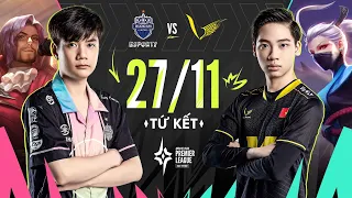 BURIRAM UNITED ESPORTS VS V GAMING: TRẬN ĐẤU CẢM XÚC I TỨ KẾT NGÀY 27/11 I APL 2022: VIỆT NAM