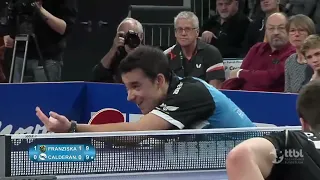 Hugo Calderano vs Patrick Franziska   German Cup 2018  2