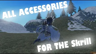 ALL ACCESSORIES FOR THE SKRILL in HTTYD: BEARKS DRAGONS!!! A Roblox Game!!