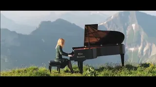 Liszt Consolation no 3 on top of Swiss mountain