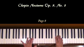 Chopin Nocturne Op. 9, No. 3 Piano Tutorial Part 3