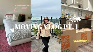 moving into my dream apartment + packing/organizing process *exciting*