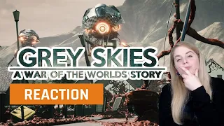 My reaction to Grey Skies A War of the Worlds Story Official Release Trailer | GAMEDAME REACTS