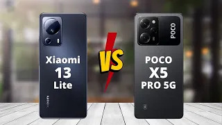 Xiaomi 13 Lite vs Poco X5 Pro