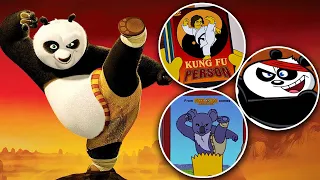 Evolution of Kung Fu Panda References on Series and Movies (2004 - 2024)