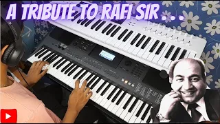 Md.Rafi Mashup || Instrumental Keyboard Cover || @MusiKEYAakashOfficial