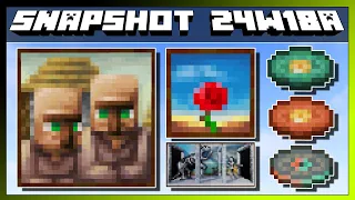 3 NEUE Schallplatten & 20 NEUE Gemälde! - Minecraft Snapshot 24w18a