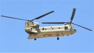 (4K) Holloman Airshow 2022: US Army CH-47 Chinook Demo!