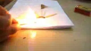 Mini-fire in the Chemistry Lab