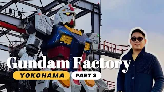 Virtual tour of GUNDAM FACTORY Yokohama | Sayonara RX-78F00 Gundam | Cosmo World Ferris Wheel
