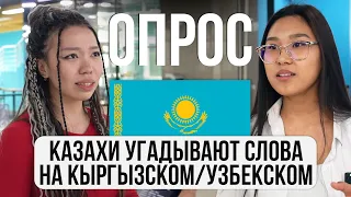 КАЗАХИ угадывают Кыргызские  и Узбекские слова @gorod-dorog