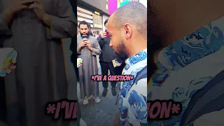 "IT'S A MYSTERY!"👩🏻🤯 2 CHRISTIAN Preachers Contradicts each other❗#shorts #nyc