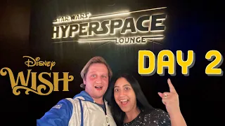 Sailing On The Disney Wish Day 2 - Arendele, Pool Time, & Star Wars Hyperspace Lounge