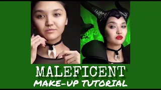 MALEFICENT make-up tutorial /Макияж Малефисенты /Halloween makeup