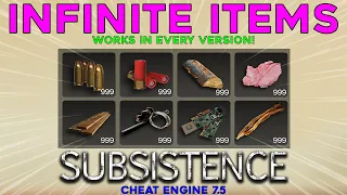 [WORKING 2024] How to get infinite items in Subsistence Alpha 61+! | Cheat Engine Tutorial