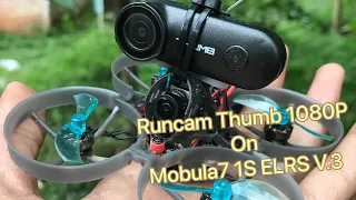 Runcam Thumb Video Tes On Mobula7 1S ExpressLRS V3